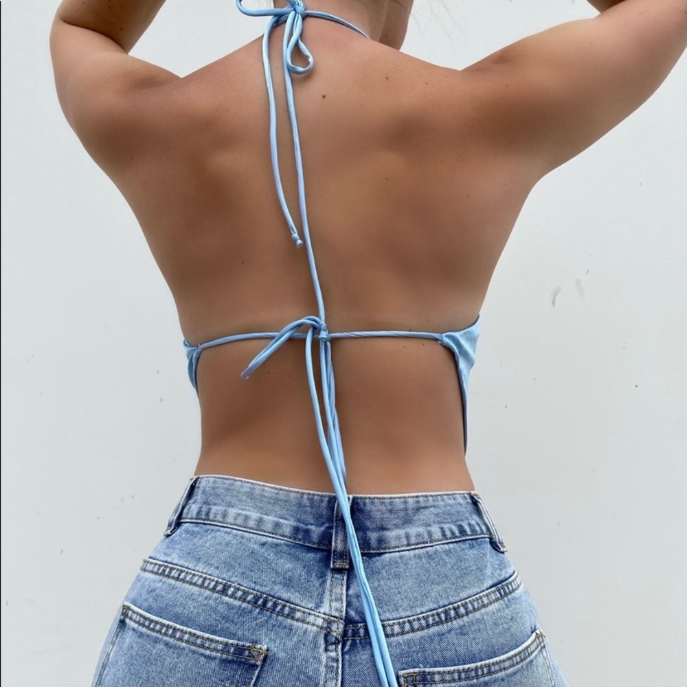 Skye Satin Crop